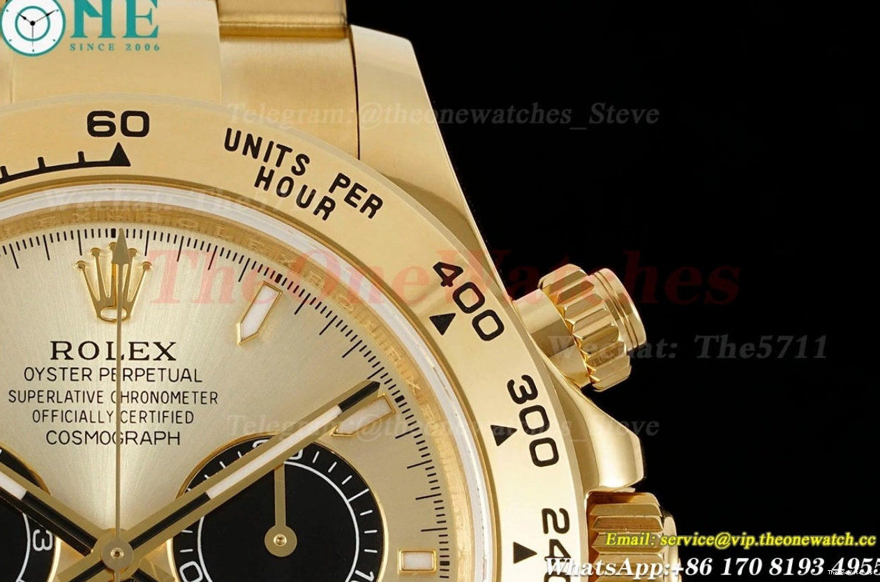 YG SH4131(Gain Daytona Blk Gold QF Weight) YG 126508 40mm 0207